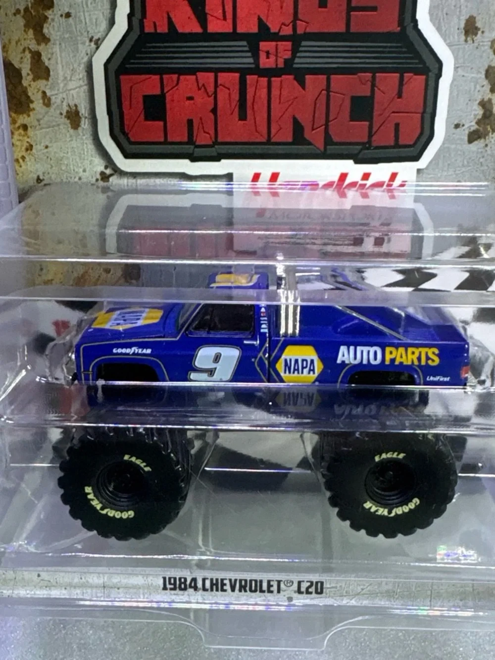 Kings of Crunch 1984 Chevrolet C20 NAPA Blue Monster Truck - Kids Toy
